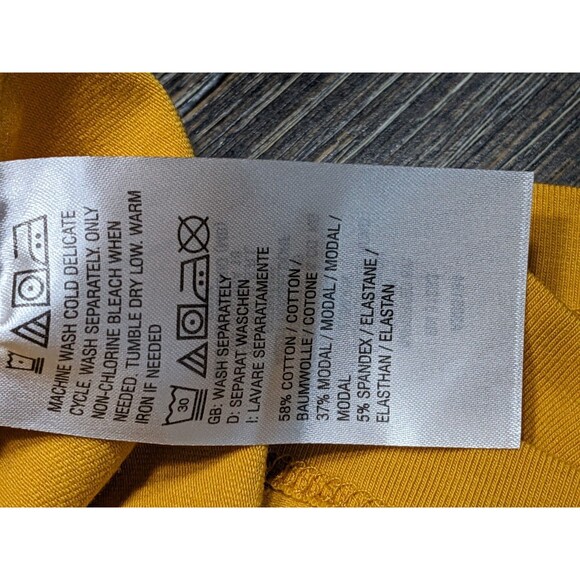 NWOT Isaac Mizrahi Live! V-Neck Knit Top  Chest Pocket Wild Honey Sz M QVC 229 - Picture 6 of 7